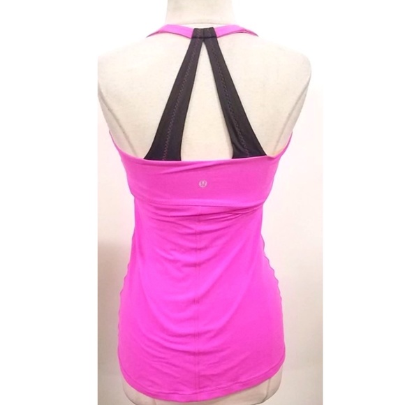 Lululemon Pink Activewear Top Sz 8 - Picture 2 of 9